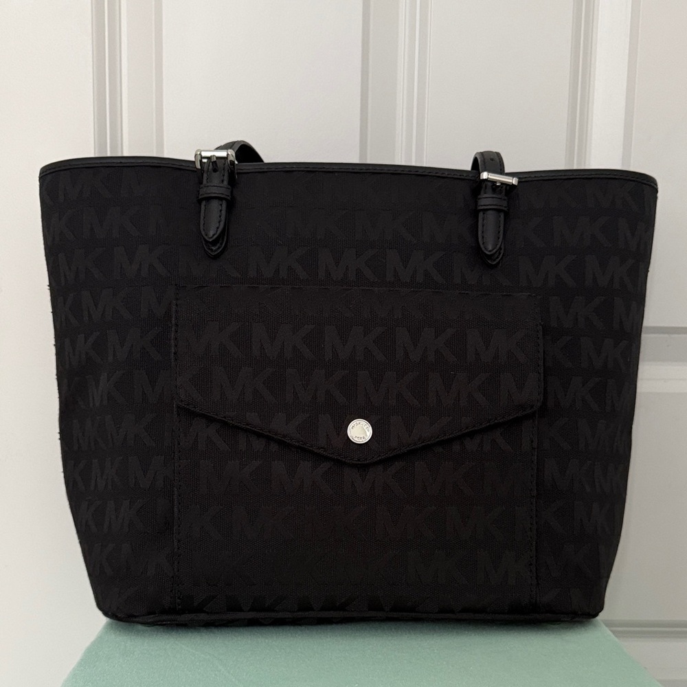 Michael Kors Black Monogram Tote